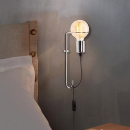 Opviq Pota - 3663 Lámpara de pared Cromo